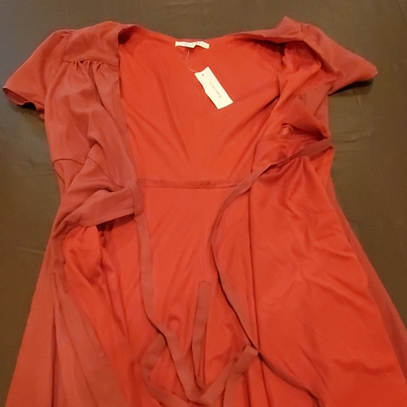 Cinnamon colored long dress - Picture 3 of 4
